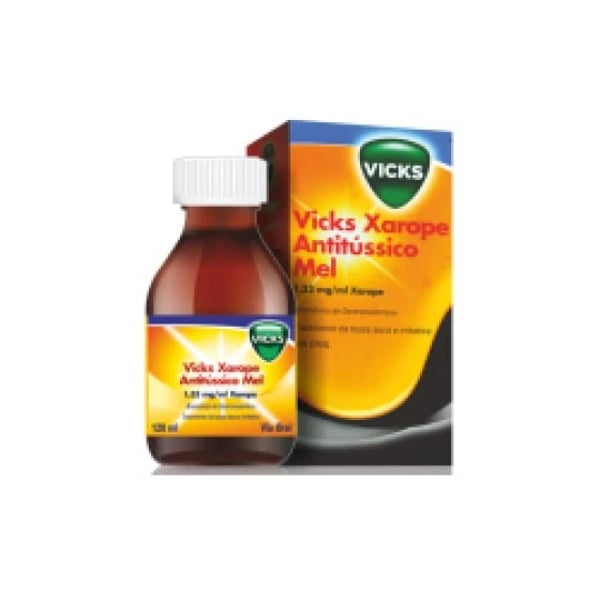 Vicks Xarope Antitússico Mel (frasco 120 mL)