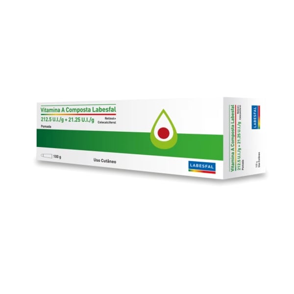 Vitamina A Composta Labesfal 212,5/21,25UI/g x 100g pomada