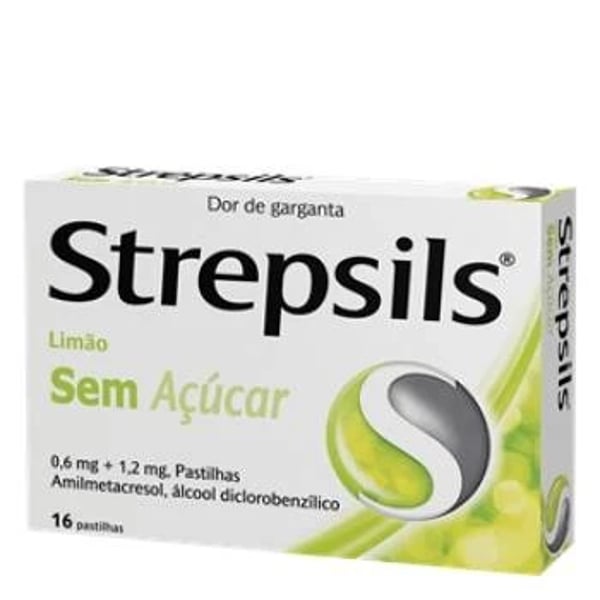 Strepsils Limão sem açucar x16 past