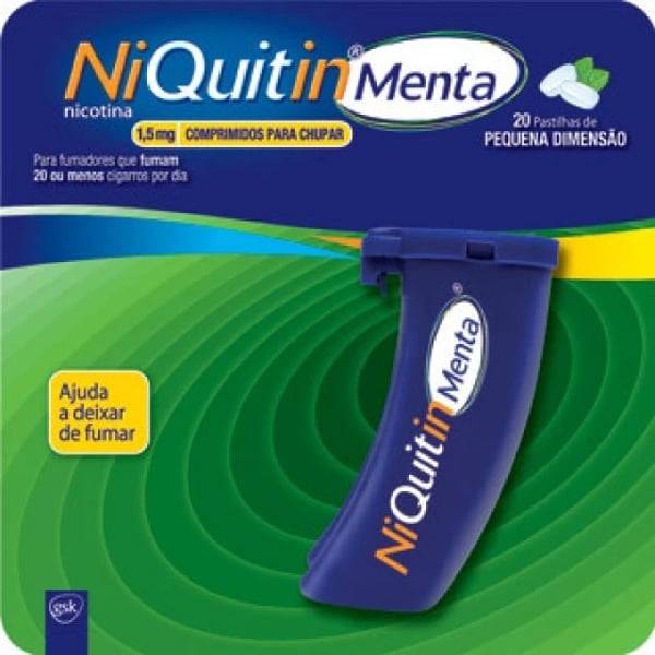 Niquitin Menta, 1,5 mg x 20 comp chupar