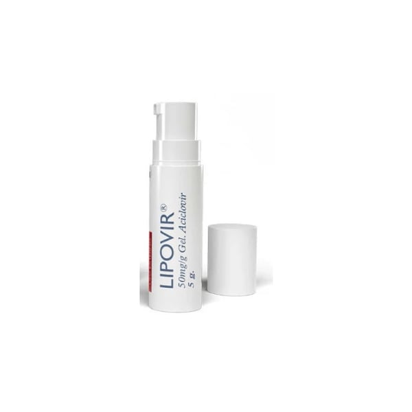 Lipovir 50 mg/g-5 g x 1 gel