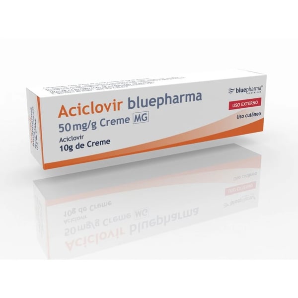 Aciclovir Bluepharma MG  10 g x 1 creme bisnaga