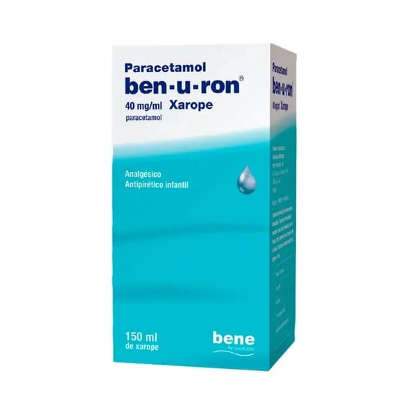 Paracetamol ben-u-ron, 40 mg/mL-150 mL x 1 xar mL