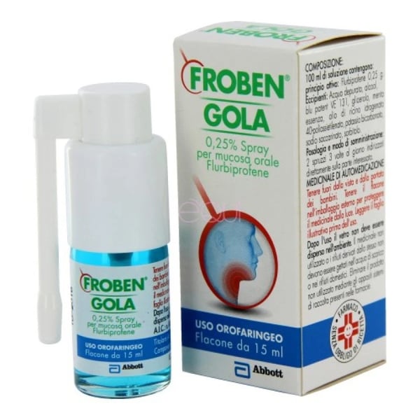 Froben 2,5 mg/ mL x 15 sol pulv bucal