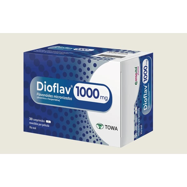 DIOFLAV 1000 MG 30 COMPRIMIDOS REV PEL