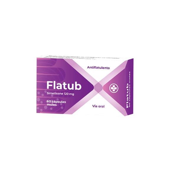 FLATUB 120 MG 60 CAPSULAS MOLES