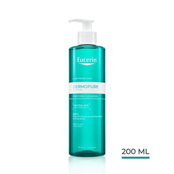 Eucerin DermoPure Clinical Gel de Limpeza Purificante 200ml