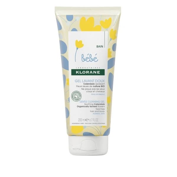 Klorane Bebe Gel Suave Corp/Cab 200ml