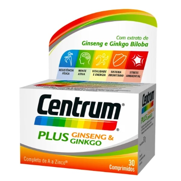 Centrum Plus Ginseng Ginkgo Compx30