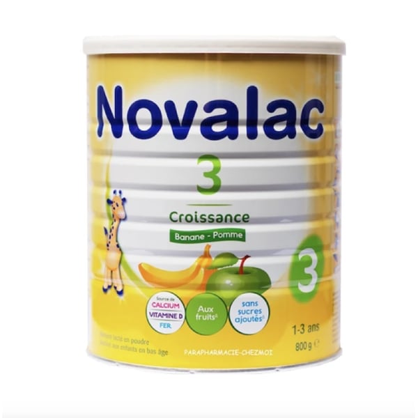 Novalac 3 Lt Crescim Banan/Maca800G