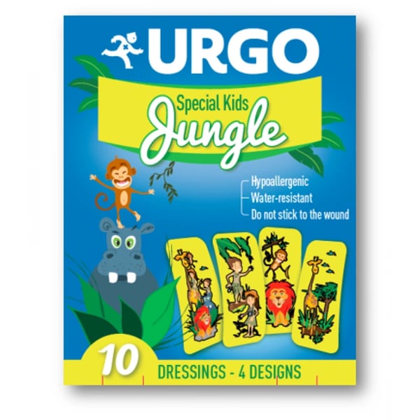 Urgo Jungle Penso 2,5cmx5,7cm X10