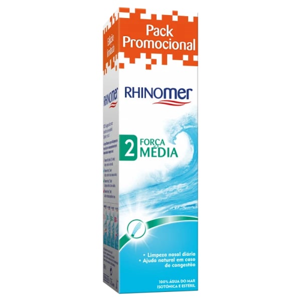 Rhinomer Spray Nasal Força 180 ml 2 Edição limitada