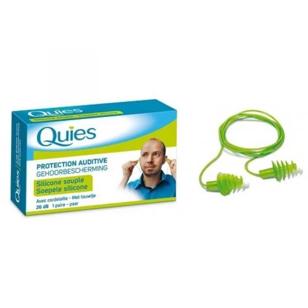 Quies Tampao Oto Sil C/ Fio X2