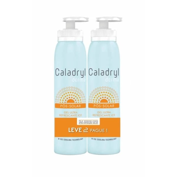 Caladryl Derma Ice Duo Gel ultra refrescante post solar 2 x 150 ml con Oferta de 2º Envase