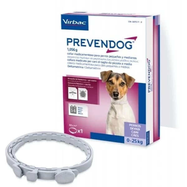 Prevendog Coleira Cao 0-25kg 60cm