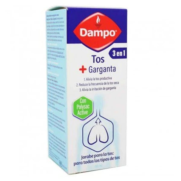 Dampo 3Em1 Tosse+Garganta Xar 150Ml