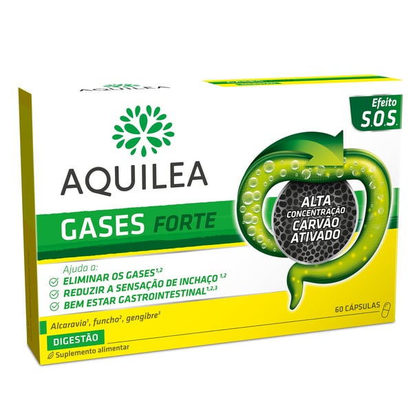 Aquilea Gases Forte Caps X60