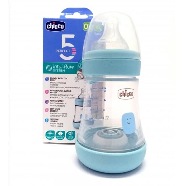 Chicco Biberão Perfect5 Az 150 Slow Silicone Ch.Bib20211200040