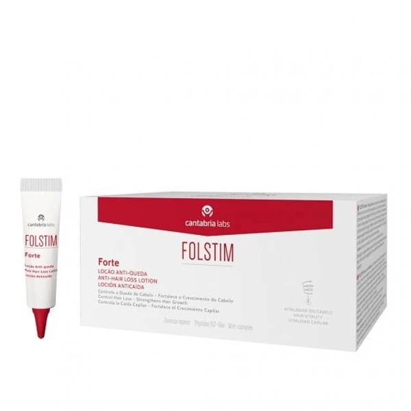 Folstim Forte Loción anticaída, Tubo de 20 unidades de 3 ml
