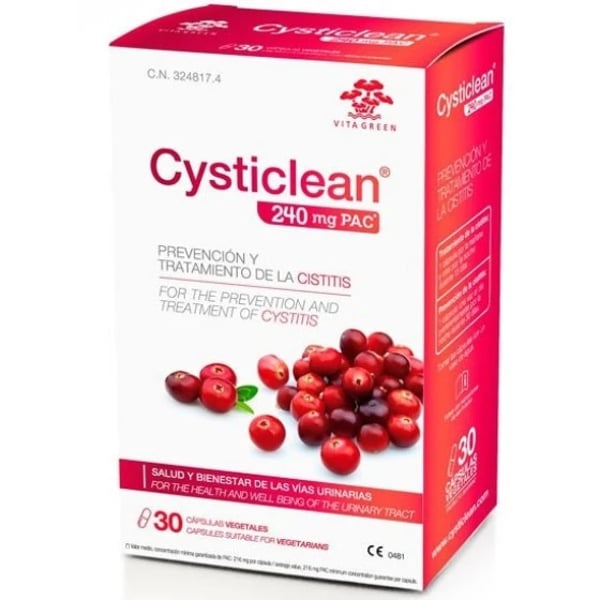 Cysticlean 240mg  Pac Caps X30