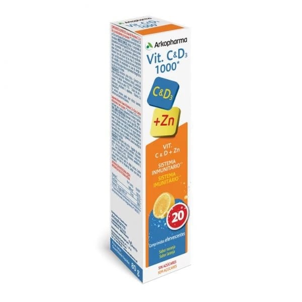 Arkopharma Vit C+D+Zinco Comp Eferv X20