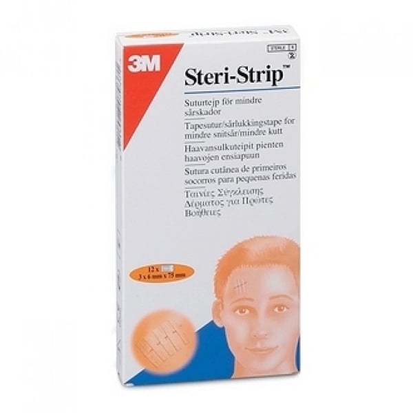 Steri Strip Fita Sutura 6x75 Mm X 3