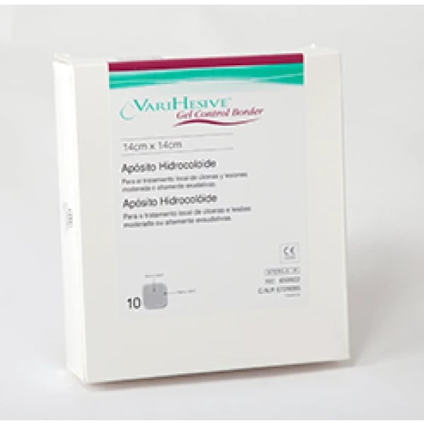 Varihesive Gel Co Gel 10x10 Cm X 10 Rebordo