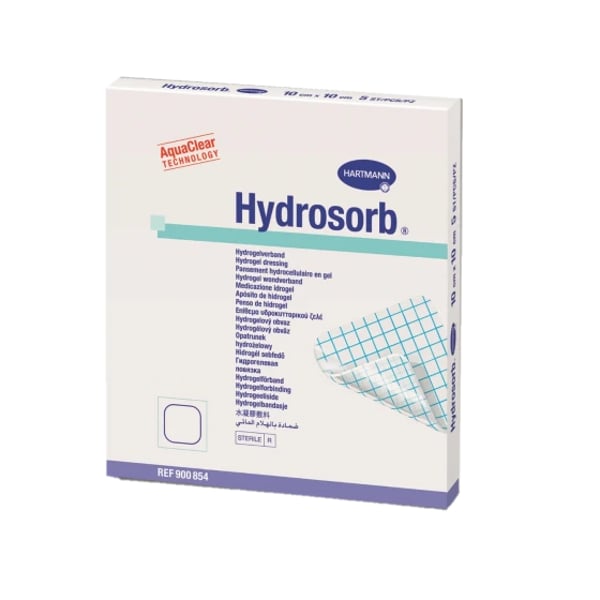 Hydrosorb Apósito de Gel 10x10 cm X 5