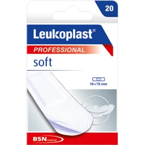 Leukoplast Profes Soft Ades Sort 2x20