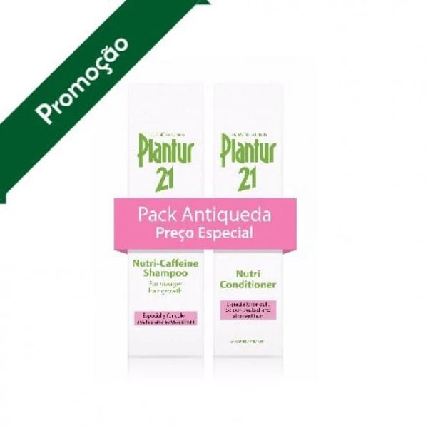 Plantur 21 Champô Nutricafeína250 ml + Amaciador Nutritivo 150 ml