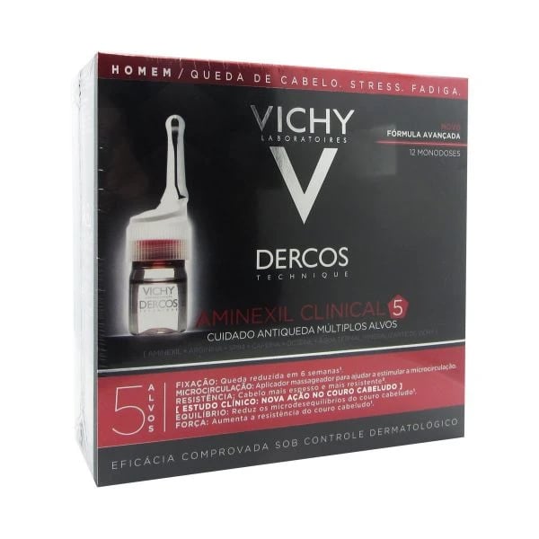 Dercos Tec Queda Aminexil Clinical Hom X12