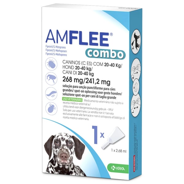 Amflee, Canídeos Pipeta 2,6800 ml 20kg-40kg