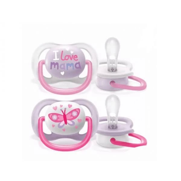Philips Avent Ult Air Hap Chup 6-18M Girlx2