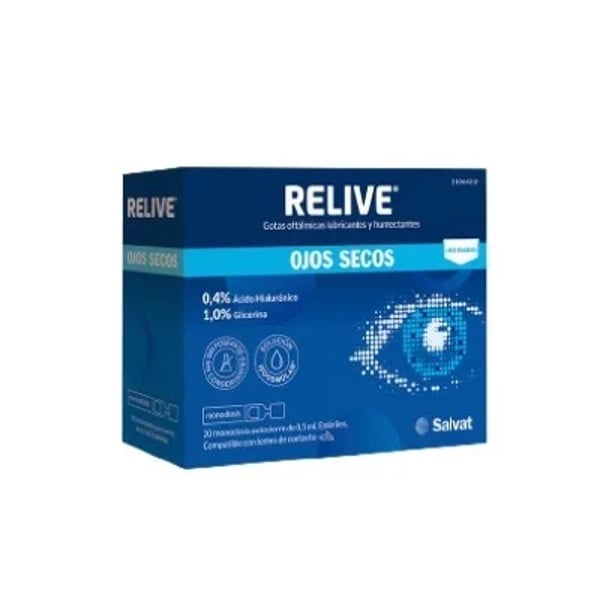 Relive Olhos Secos x 20 Unidoses