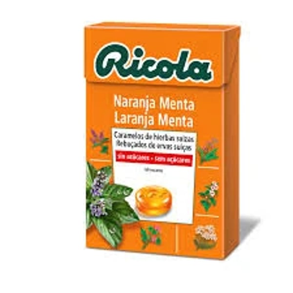 Ricola Reb S/ Laranja Menta 50 G