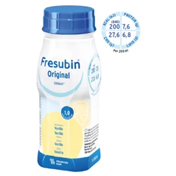 Fresubin Original Drink Solucao Baunilha 200 Ml x 4