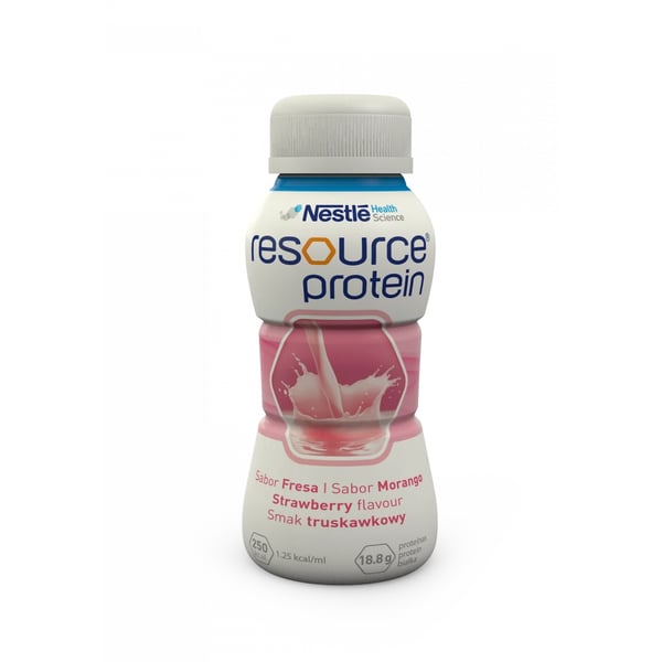 Resource Protein Sol Or Morango 200 Ml X4