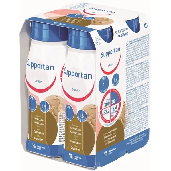 Supportan Drink Sol Cappuccino 4 X 200 Ml