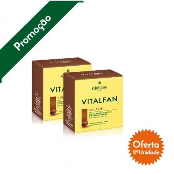 René Furterer Vitalfan Solar Duo cápsulas 2 x 30 Unidad(es) Bronceado