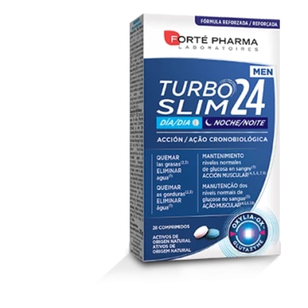 Turboslim 24 MEN DIA & NOCHE X 56 Comprimidos