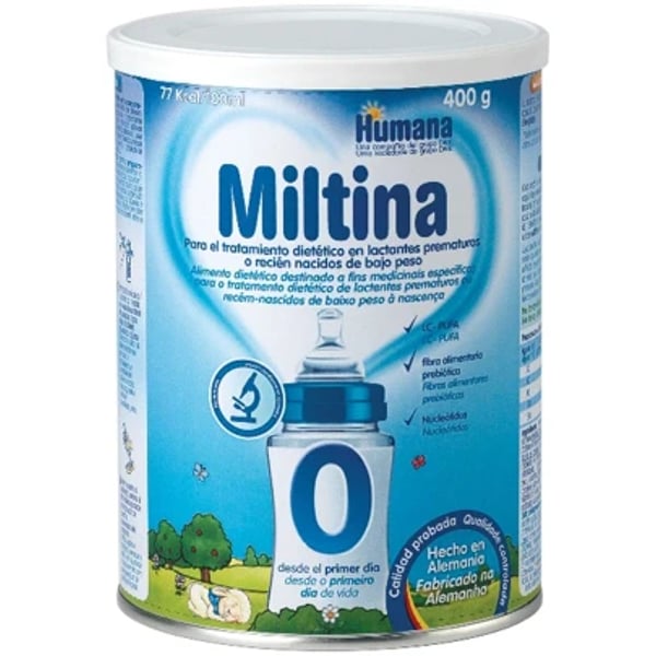 Miltina 0 Leite Lact Premat 400g