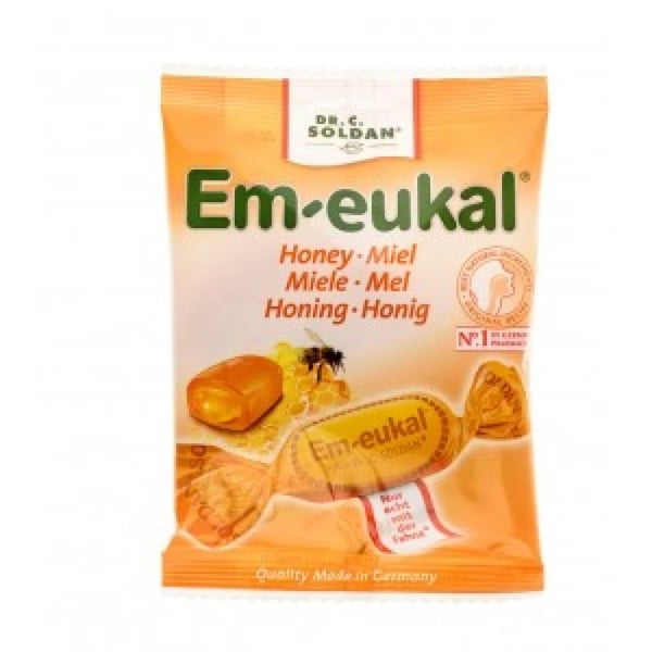 Em-Eukal Mel Reb C/Recheio Tosse 50g