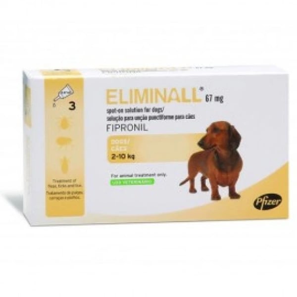 Eliminall 67 Cao Sol Uncao 0,67ml X 30