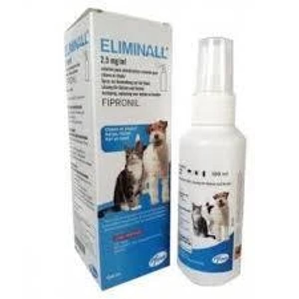 Eliminall Cao/Gat Sol Pulv 2,5mg/Ml X 100ml