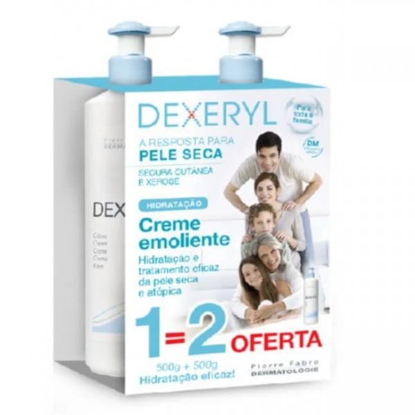 Dexeryl Duo Creme 2 x 500 ml com Oferta de 2ª Embalagem