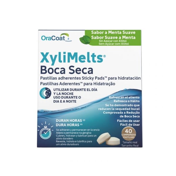 XyliMels Pst Menta Suave Boca Seca X40
