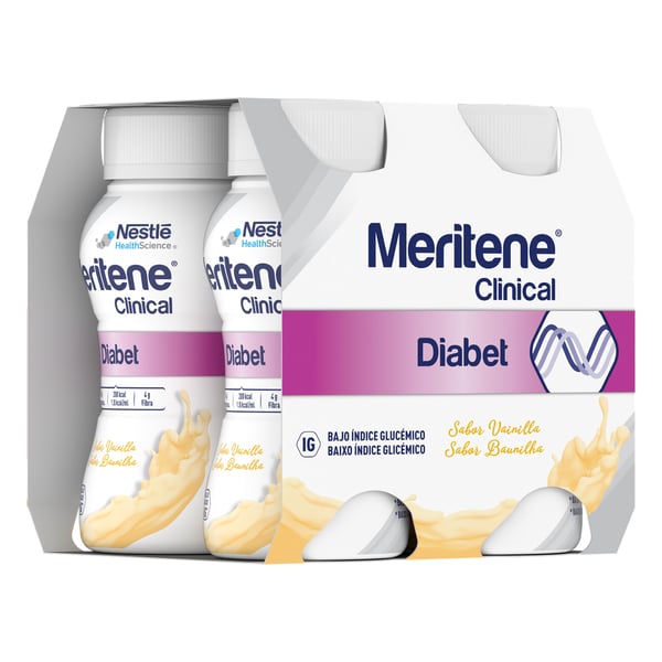 Meritene Clinical Diabetic Baunilha 4X200ML