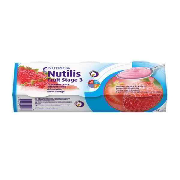Nutilis Fruit Pure Morango 150 G X 3