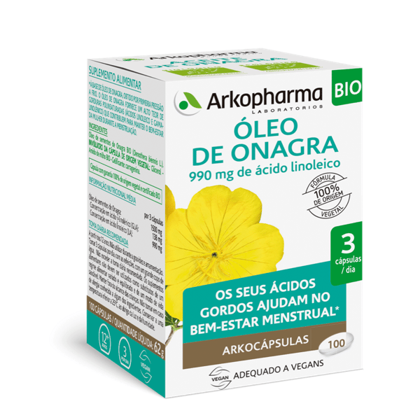 Arkocapsulas Oleo Onagra Caps X100
