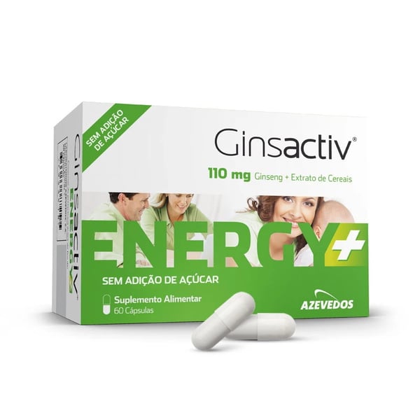 Ginsactiv Energy Duo Ampollas 20 x 10 ml con Descuento del 50% en el 2º Envase